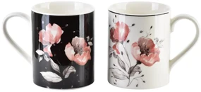 Porcelánový hrnček Colorato Primavera 400 ml sada 2ks