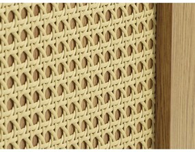 Nízka komoda v dekore duba v prírodnej farbe 140x80 cm Pensacola – Unique Furniture