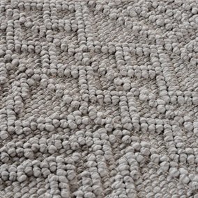 Koberec HELIX 3D Boho sivý