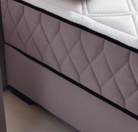 Posteľ Reve 180x200 cm, svetlo ružová