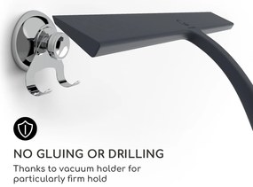 Gütewerk by blumfeldt Blaze Stierka na sprchový kút 28 cm Silikónový kryt Jadro z nehrdzavejúcej ocele Moderný dizajn