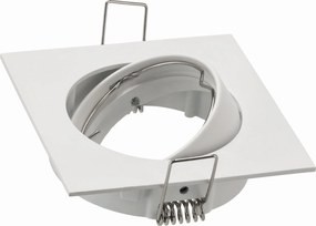 BERGE Halogénové pohyblivé svietidlo square biele