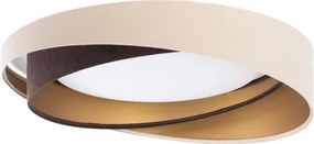 LED stropné svietidlo GALAXY MODERN LED/24W/230V priemer 55 cm béžová/hnedá/zlatá