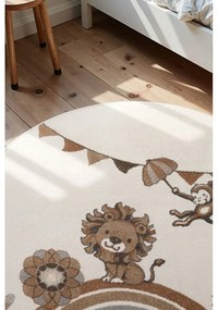 Krémový detský koberec ø160 cm Roar like a Lion – Villeroy&amp;Boch