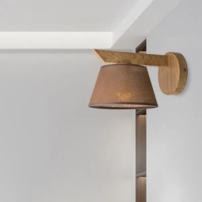 Brilagi - LED  Nástenné svietidlo ANTHONY 1xE14/40W/230V dub/hnedá