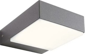 Redo 9560 -LED Vonkajšie nástenné svietidlo CUBE LED/7,5W/230V 3000K IP54 antracit