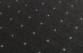 Condor Carpets Behúň na mieru Udinese antracit - šíre 60 cm