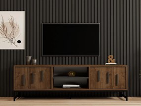 TV stolík/skrinka Nalasi (orech) . Akcia -30%. Vlastná spoľahlivá doprava až k Vám domov. 1095430