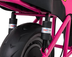 Elektrická motorka SUPERMOTO ružová