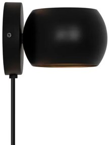 Nordlux - Nastaviteľné nástenné bodové svietidlo BELIR 1xG9/5W/230V čierna