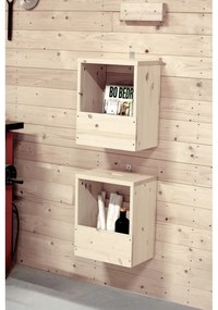 Nočný stolík z borovicového dreva v prírodnej farbe Grab It – Karup Design