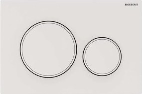 Geberit 115.882.01.1 - Splachovacie tlačidlo Sigma20 24,6x16,4 cm biela