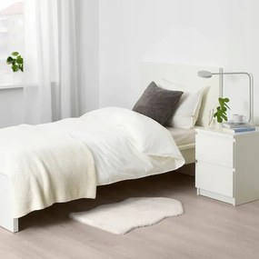 IKEA TOFTLUND Koberec biely 55x85 cm