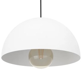 Eglo 901135 - Luster na lanku GAETANO 1xE27/40W/230V pr. 30 cm biela