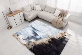 Koberec MIRO 51573.802 abstraktný, modrý / zlatý