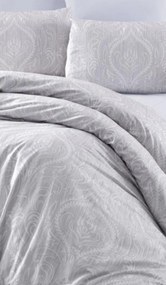 Obliečky bavlnené Elegante sivé TiaHome - 1x Vankúš 90x70cm, 1x Paplón 140x200cm