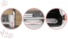 Ricokids Detská vanička s teplomerom RK-282 biela a ružová
