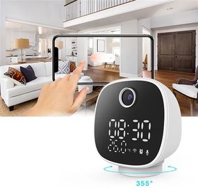 Domáca kamera s nočným svetlom a hodinami - Solight 1D81