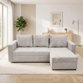 XXXLutz ROHOVÁ SEDAČKA, textil, béžová P & B - Sedačky - 001574008403