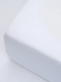 Jersey plachta s elastanom Deluxe 160 × 200 cm – biela