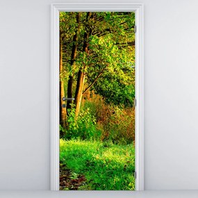 Fototapeta na dvere - Chodník pozdĺž vody (95x205cm)
