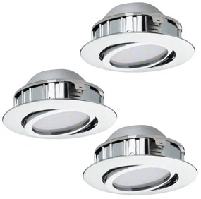 Eglo 95858- SADA 3x LED Stmievateľné podhľadové svietidlo PINEDA 1xLED/5,5W/230V