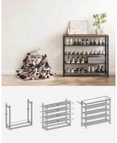 Topánkovnica DAVOR hnedá/čierna