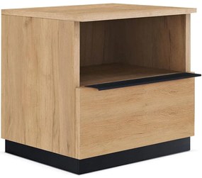 Nočny stolík Orlando 2 zlatý craft