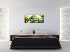 Obraz - Rozprávkový zámok (120x50 cm)