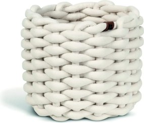 Látkový košík ø 21x17 cm Peach Skin Round S – Bigso