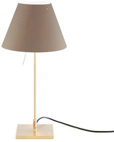 Luceplan Costanzina stolná lampa mosadz nugátová