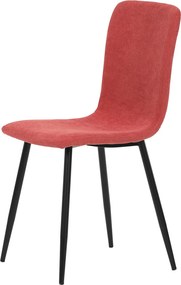 Autronic BONTEC Jedálenská stolička, červená, menčestrová látka, DCL-964 RED2 Farba: Červená