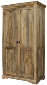 furniture-nabytek.cz - Masívna šatníková skriňa 110x200x60 z dreva mango