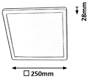 Rabalux 3359 - LED stropné svietidlo do kúpeľne LAMBERT LED/15W/230V IP44