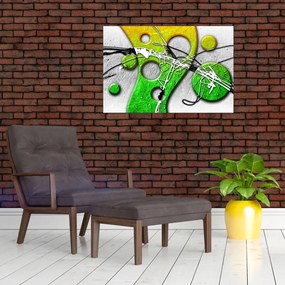 Abstraktný obraz (90x60 cm)