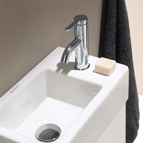 DURAVIT C.1 páková umývadlová batéria s odtokovou súpravou s tiahlom, výška výtoku 66 mm, chróm, C11010001010