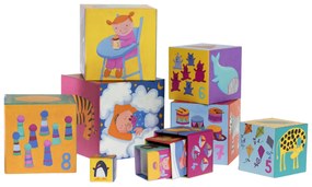 Skladacie kocky pyramída – Môj deň