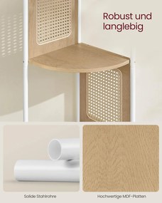 Rohová polica VASAGLE LLS588Y57