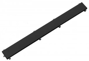 Odtokový žľab 2 v 1 nízky MEXEN FLAT BLACK 90 cm - vzor G13