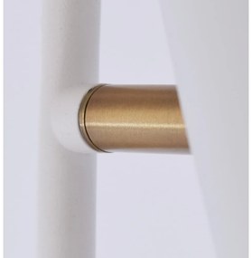 Biela stojacia lampa SULION Paris, výška 150 cm