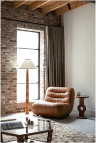 Koňakovohnedé kožené kreslo Wyatt – Dutchbone