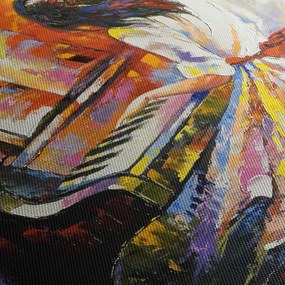 Obraz - Žena hrajúca na piáno (90x60 cm)