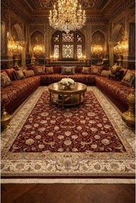 BE Koberec Sultan 1200 Red – červený obdĺžnikový Rozmer: 200x300 cm