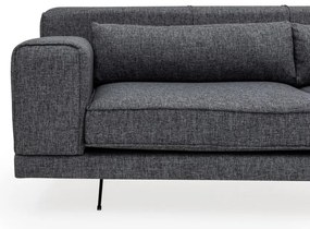 Tmavosivá rohová pohovka Artie Jivago, pravý roh