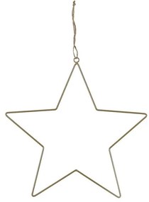 Vianocna dekoracia kov hviezda 38 cm