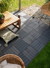 Gumová dlaždica COSMOPOLITAN 30 x 30 cm, sivá MHEU5100184