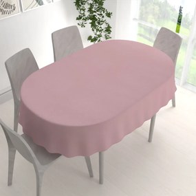Biante Dekoračný oválny obrus BKS-413 Púdrovo ružový - 2.AKOSŤ 140x180 cm