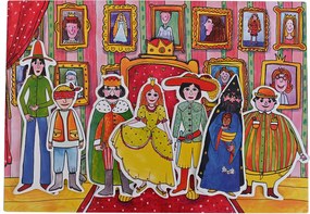 MARIONETINO Bábky a kulisy k rozprávke Dlhý, Široký a Bystrozraký