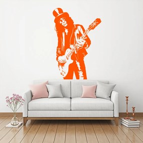 Veselá Stena Samolepka Slash Farba: oranžová, Veľkosť: 100 x 69 cm