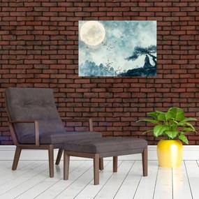 Obraz - Maľba splnu (70x50 cm)